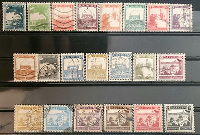 לוט בולי פלשתינה, "סדרת הנופים"