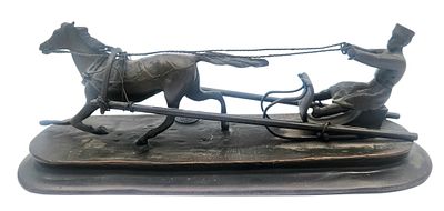 אחרי וסילי יעקבלביץ' גרצ'ב (1831-1905) After Vasili Yacovlevitch Grachev רוסיה, רוכב על מזחלה 