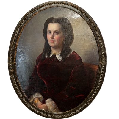 [Экспертиза ЦХЭ им. И.Е. Репина] Горавский Аполлинарий Гилярневич 
(1833-1900). Женский 