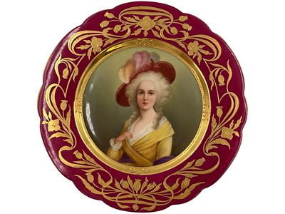 Royal Vienna Manufactory. Тарелка декоративная. Королевская Венская мануфактура. Австрия 