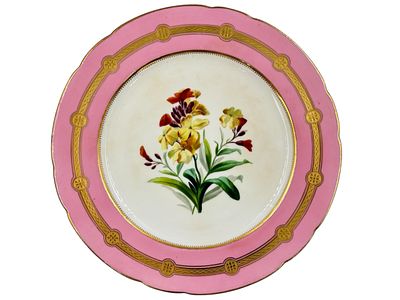 Minton Porcelain Manufactory. Тарелка обеденная. Фарфоровая мануфактура Минтон. Серия 