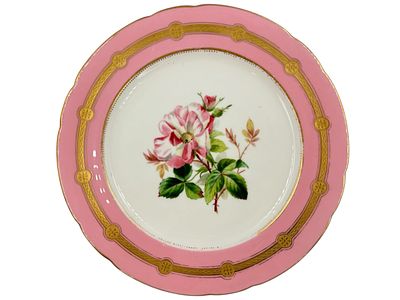 Minton Porcelain Manufactory. Тарелка обеденная. Фарфоровая мануфактура Минтон. Серия 