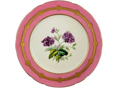 Minton Porcelain Manufactory. Тарелка обеденная. Фарфоровая мануфактура Минтон. Серия 