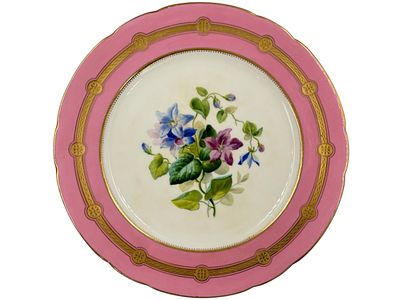 Minton Porcelain Manufactory. Тарелка обеденная. Фарфоровая мануфактура Минтон. Серия 