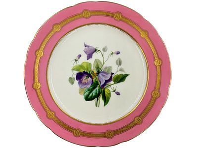 Minton Porcelain Manufactory. Тарелка обеденная. Фарфоровая мануфактура Минтон. Серия 