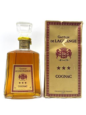 Cognac Gaston De Lagrange Decanter Tre Stars - France 1980s 70cl. 40%