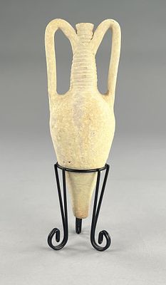 Ancient Roman Terracotta Amphora 100-300 CE. Terracotta amphora, most likely Roman and circa 100 