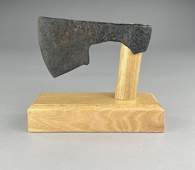 Viking Bearded Iron Battle Axe 8th-10th Century CE. Viking "bearded" or "beard" iron battle axe 