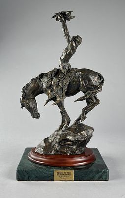 Buck McCain Prayer to the Healing Spirit Bronze. Buck McCain (American, b. 1943), bronze statue 