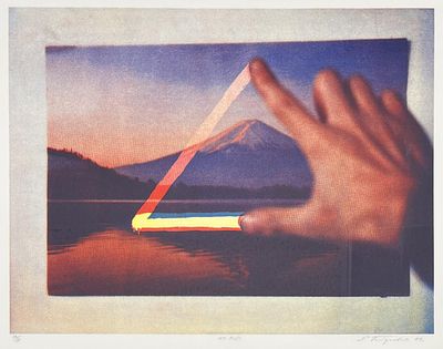 Shigeru Taniguchi (b.1948) Photo Silkscreen '83. Shigeru Taniguchi (Japanese, b. 1948), "Mt. 