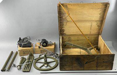 Emesco Dental Field Engine Set, 1953. Emesco dental field engine set packed in 1953. Includes 