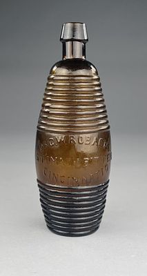 Dr. C.W. Robacks Bitters Bottle Ohio 1865. Dr. C.W. Robacks (Cincinnati, Ohio) stomach bitters 