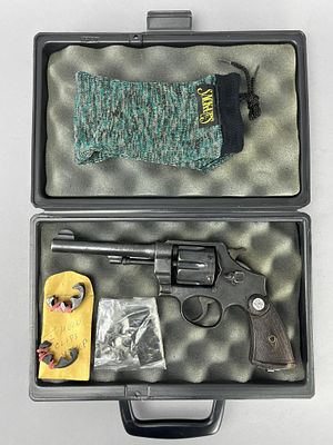 Smith & Wesson 1917 .45 ACP Revolver, Brazilian Cr. Smith &amp; Wesson Model 1917 revolver 