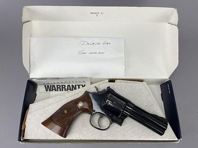 S&W Model 586-5 .38 Special Revolver, 1993 Brazil. Smith &amp; Wesson Model 586-5 L-frame 