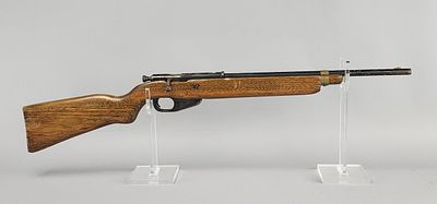 Unknown .22 Cal Bolt-Action Rifle, 20" Barrel. Unknown make and model .22 caliber single-shot 