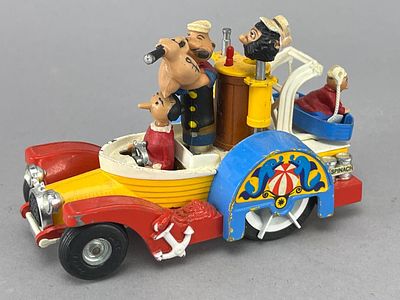 Corgi Comics Popeye Paddle-Wagon Diecast Car. Corgi Comics Popeye Paddle-Wagon diecast model car 