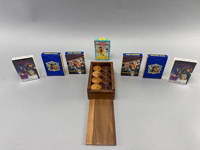 Vintage Card Games Lot, Camel & Funday. Lot of eight vintage card game items. Includes 