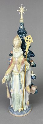 Lladro 5427 St. Nicholas Figurine. Lladro porcelain figurine, model number 5427, titled 'St. 