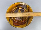Royal Haeger Cigar Ashtray, Drip Glaze. Royal Haeger ceramic cigar ashtray with a brown and Image - 2