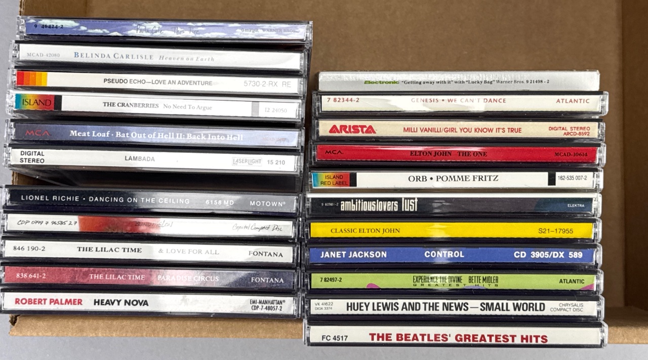 Lot 384 – Collection of Various Music CDs, 1980s-1990s Pop/Rock | Epic ...
