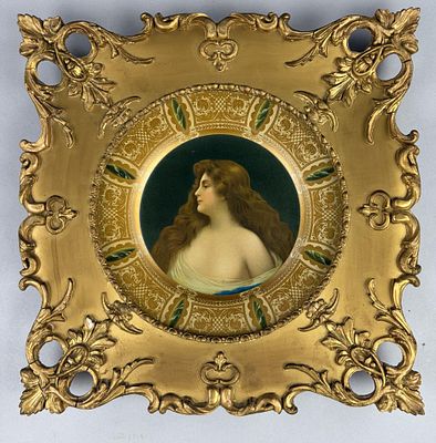 Coca-Cola Vienna Art Plate Advertising Tray 1905. Art Nouveau lithographed tin 10" round 