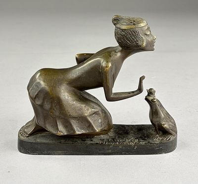 Erna Rosenberg-Nonnenmacher Art Deco Bronze. Erna Rosenberg Nonnenmacher (German/English 