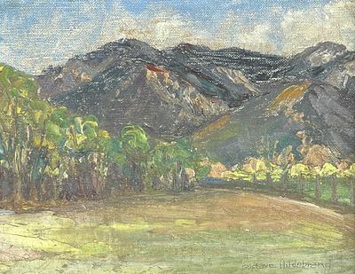 Gustave Hildebrand (MICH, 1897-1950) Oil Painting. Gustave Hildebrand (American, 1897-1950) 