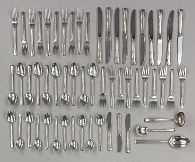 Gorham Greenbrier Sterling Flatware 59 Pieces. 59 Pieces of Gorham Manufacturing Company 