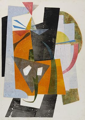 William Hentschel (OHIO 1892-1962) Brayer Painting. William Ernst Hentschel (American, 1892 - 
