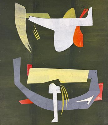 William Hentschel (OHIO 1892-1962) Brayer Painting. Attributed to William Ernst Hentschel 