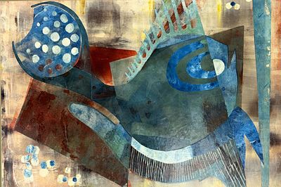 William Hentschel (OHIO 1892-1962) Brayer Painting. Attributed to William Ernst Hentschel 