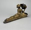Art Deco Figural Female Nude Cigarette Holder. Art Deco figural female nude cigarette holder and Image - 3