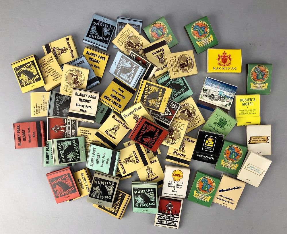 Blaney Park Resort & Northern Michigan Matchbooks. Blaney Park Resort and Northern Michigan 