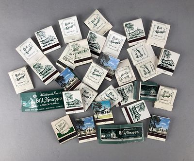 Bill Knapp's Battle Creek Michigan Matchbooks. Matchbooks from Bill Knapp's restaurants 