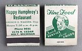 Lansing MI Restaurants & Businesses Matchbooks. Matchbooks from Lansing, Michigan restaurants Image - 6