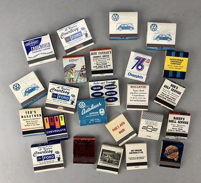 Jackson Michigan Automotive Matchbooks. Jackson, Michigan automotive matchbooks, including 