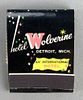 Detroit Hotel Matchbooks Whittier Leland Hyatt. Detroit Michigan hotel matchbooks, including Image - 7