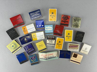 Detroit Matchbooks S.S. Aquarama Hudson's DYC. Detroit Michigan matchbooks, including Hudson's 