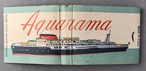 Detroit Matchbooks S.S. Aquarama Hudson's DYC. Detroit Michigan matchbooks, including Hudson's Image - 1