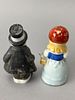 Marshall Taylor Ceramic Figures and Jug Set, Handpainted. Set of ceramic character figures and a Image - 1