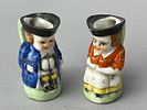 Marshall Taylor Ceramic Figures and Jug Set, Handpainted. Set of ceramic character figures and a Image - 4