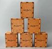 Robt. Burns Cigarillos Boxes, Group of Five. Group of 6 Robt. Burns cigarillos boxes, labeled Image - 1
