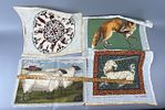 Ehrman Needlepoint Canvas Kits Group, Fox, Sheep, Unicorn. Group of Ehrman needlepoint canvas Image - 2