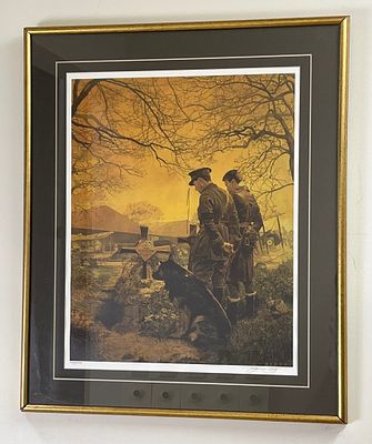 James Dietz Framed Artwork, Signed Limited Edition Print. Framed artwork by James Dietz 