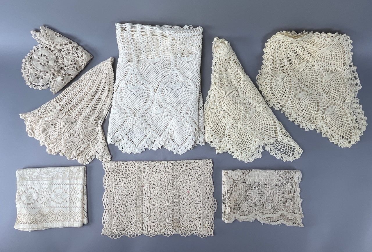 Lot 368 – Assorted Lace and Crochet Textiles, Various Designs | Epic ...