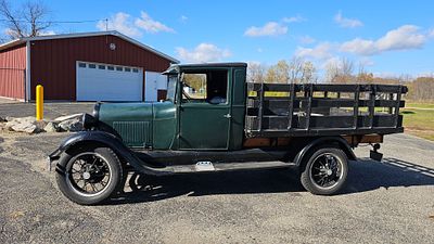 1929 Ford Model AA 1-1/2 Ton Stake Truck. This 1929 Ford Model AA Stake-Bed Truck presents a 