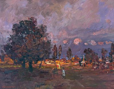 Aleksander Titovets (RU/AM, b. 1960) Impressionistic Oil Painting. Aleksander Titovets 