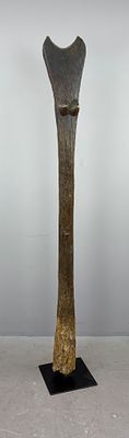 Housepost Totem from the Kaguru People of Eastern Tanzania 94-1/2" (H). Housepost totem, from 