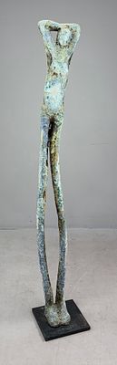 Mark Chatterley (Michigan, b. 1957) "Standing Man" Ceramic Sculpture. Mark Chatterley (Michigan 