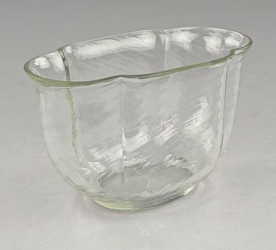 Steuben Glass Quatrefoil Vase #6415 Clear Art Glass Early 20th C. Steuben Glass (Corning, New 